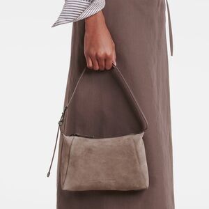 Brunello Cucinelli BC Duo Suede Leather Shoulder Bag